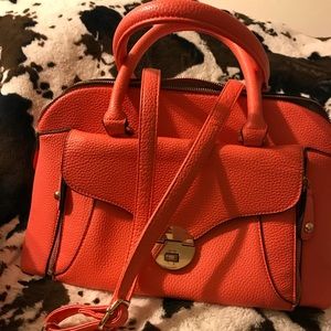 Black Rivet leather bag/wristlet/crossbody